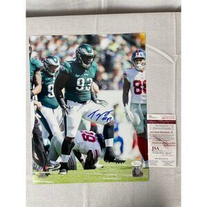 Tim Jernigan signed autographed Philadelphia Eagles 11x14 photo JSA